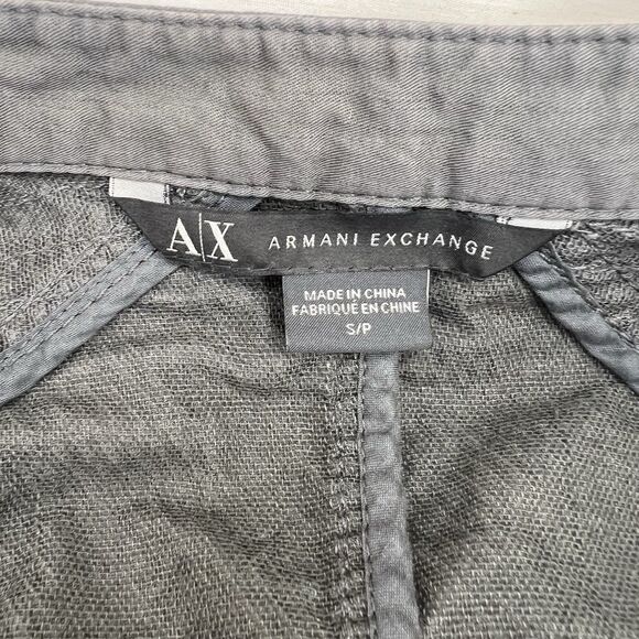 A/X Armani Exchange Gray Moto Jacket Size S - Picture 6 of 12